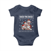 Deck The Hogs Ugly Christmas Sweater Baby Onesie Pig Lover Gift - Wonder Print Shop