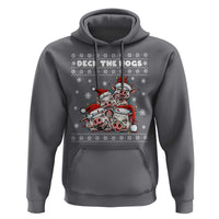 Deck The Hogs Ugly Christmas Sweater Hoodie Pig Lover Gift - Wonder Print Shop