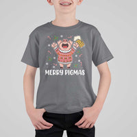 Christmas Pig Drinking Beer T Shirt For Kid Funny Merry Pigmas Gift - Wonder Print Shop