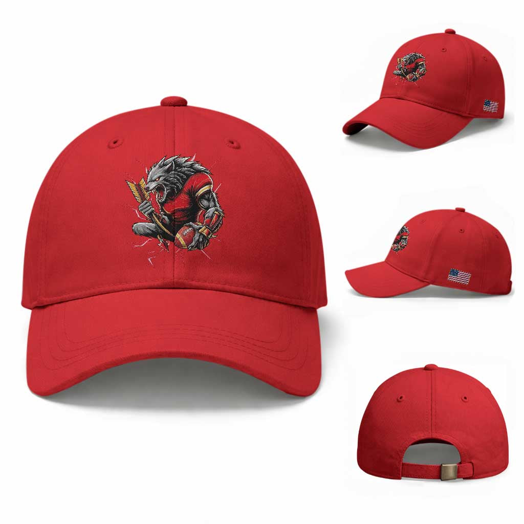 Midwest Wolf Spirit Baseball Cap American Football Fan Lifestyle