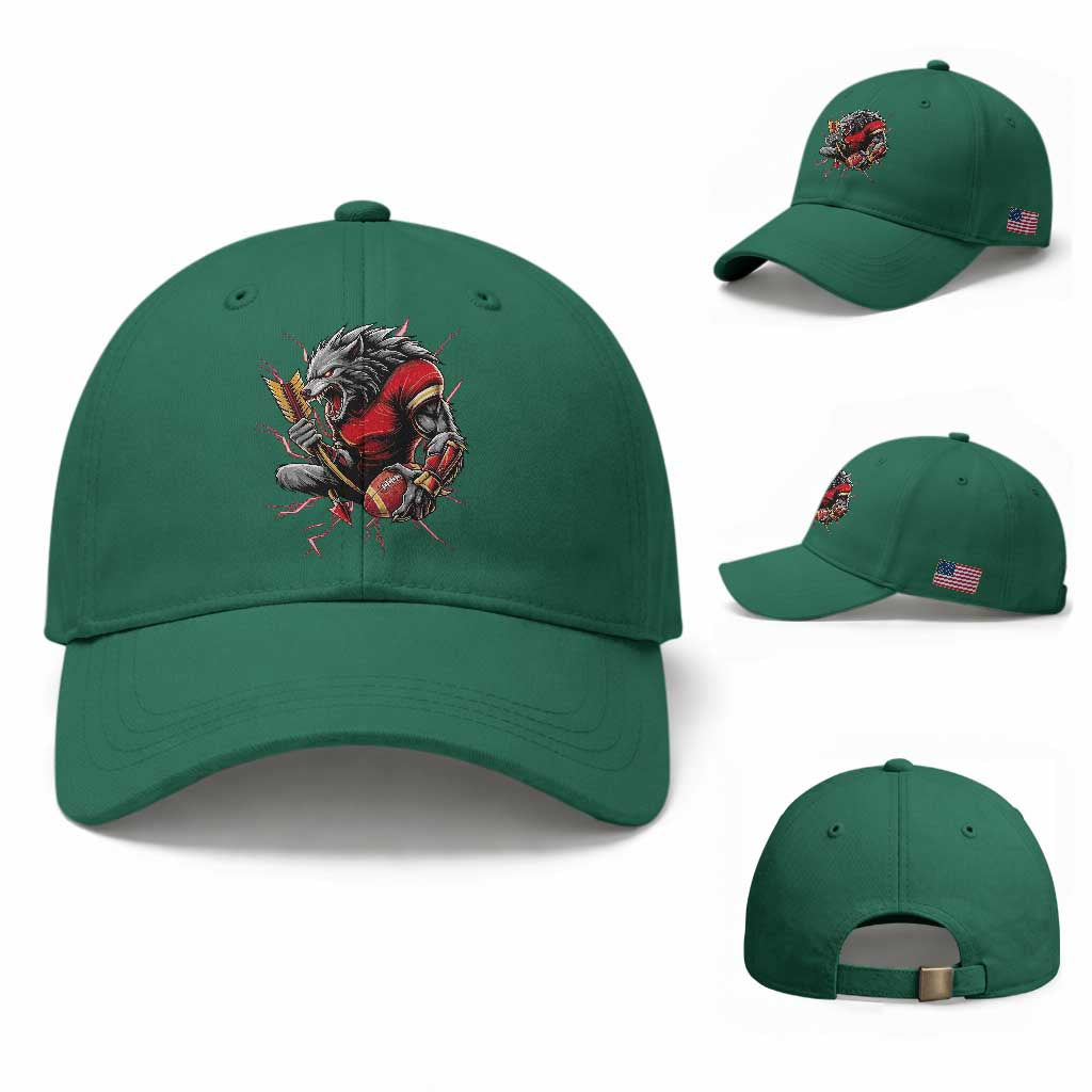 Midwest Wolf Spirit Baseball Cap American Football Fan Lifestyle