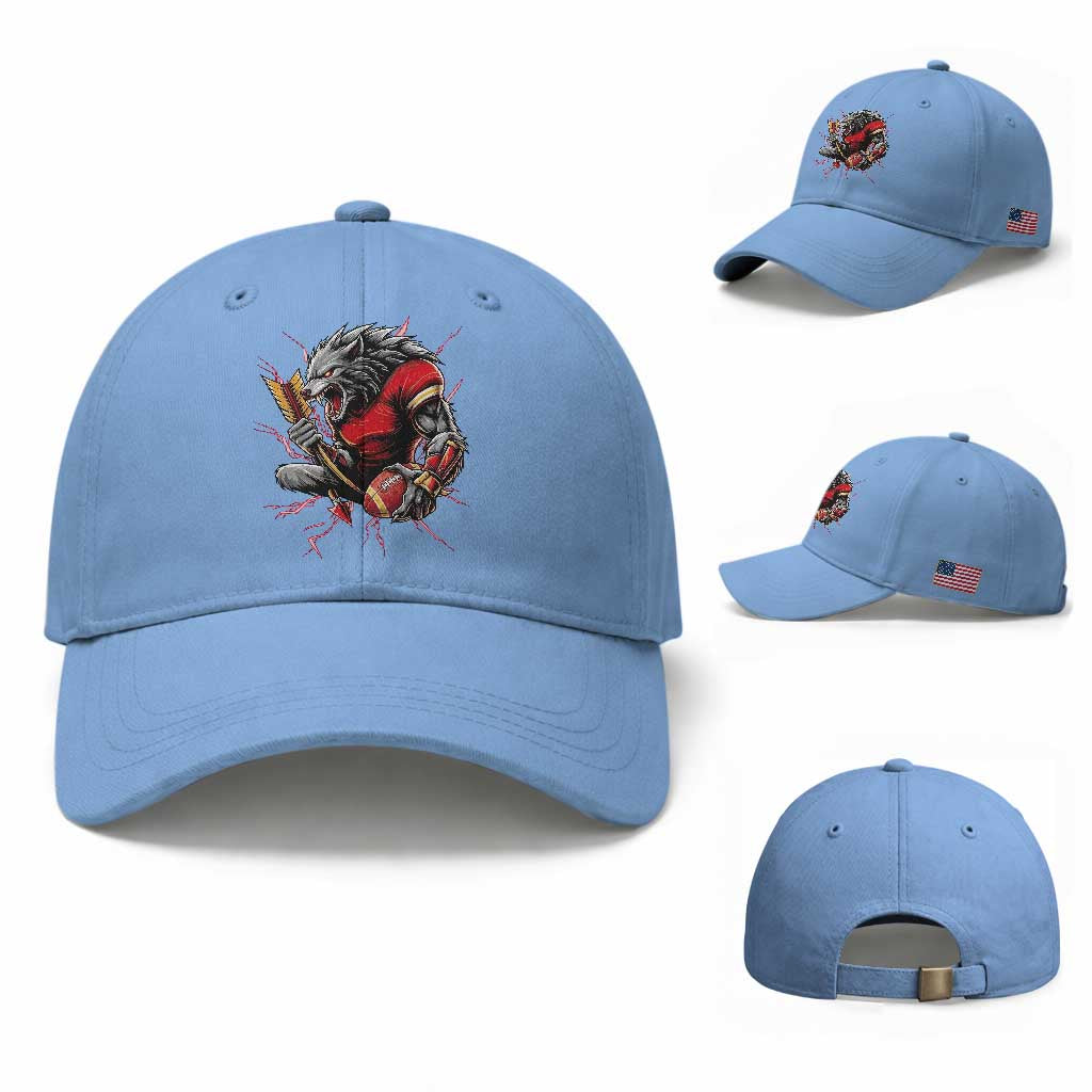 Midwest Wolf Spirit Baseball Cap American Football Fan Lifestyle