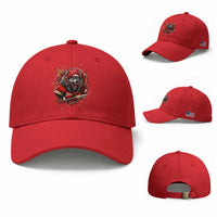 American Football Fan Wolf Spirit Baseball Cap Game Day Lifestyle