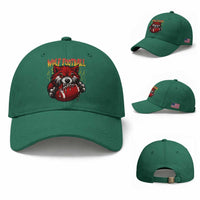 Wolf Football Lover Baseball Cap American Sports Fan Gift