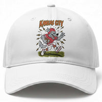 Funny Wolf Football Lover Baseball Cap Sport Humor Gift