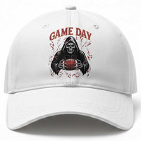 Funny Grim Reaper Dark Football Baseball Cap Game Day Fan Lifestyle