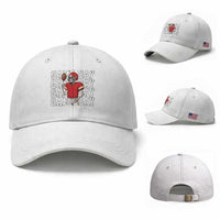 Funny Skeleton Dark Football Baseball Cap Sport Humor Gift