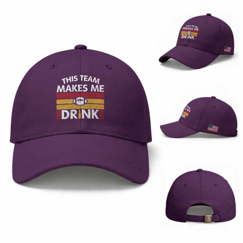 This Team Makes Me Drink Baseball Cap KC Pride Gift