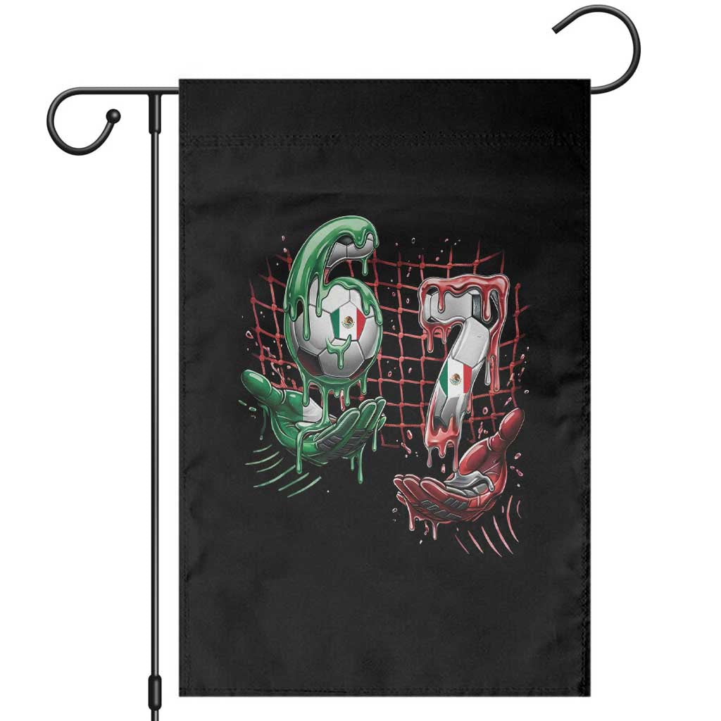 Drip Mexico Soccer Six Seven Meme Garden Flag Mexicano Supporter Player Gift