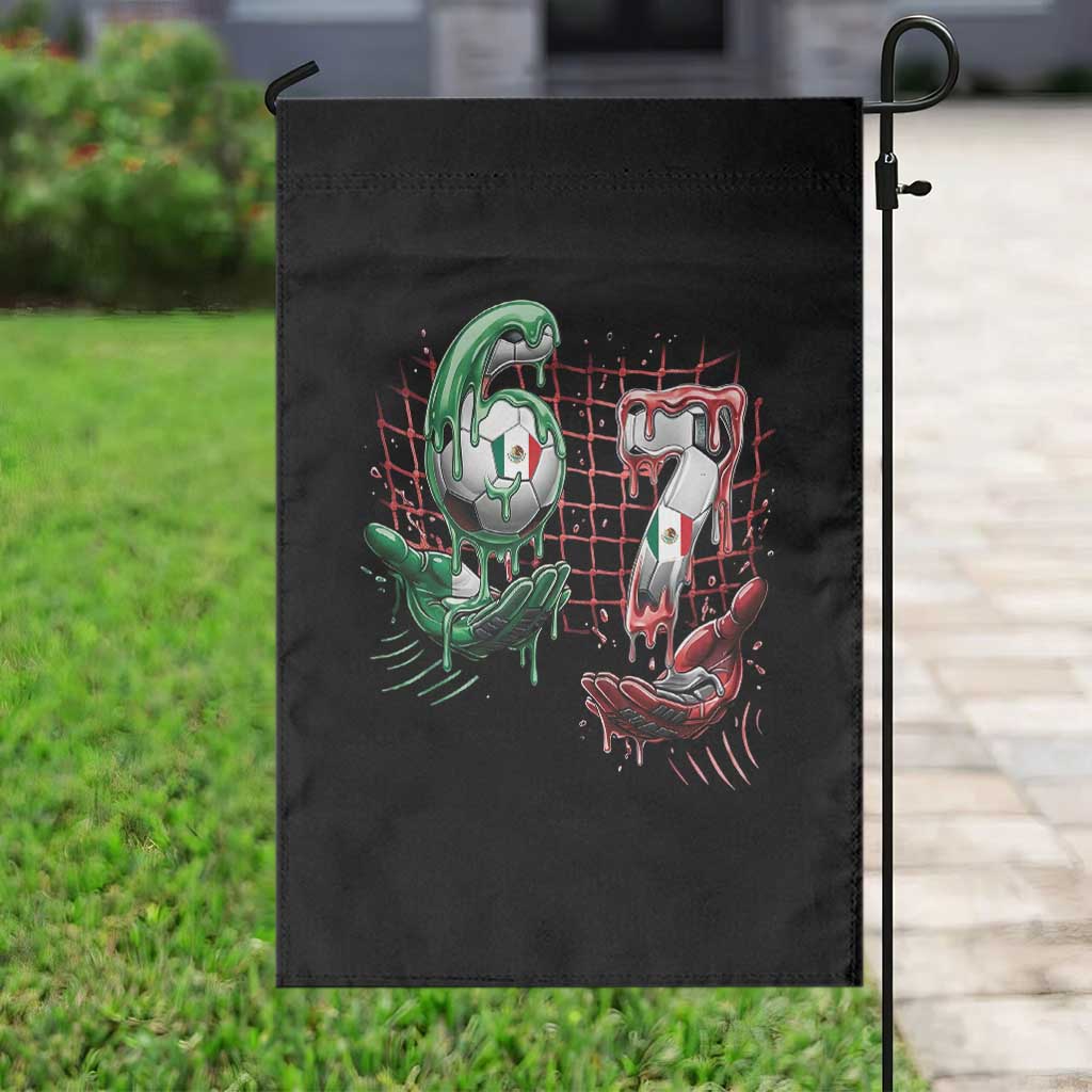 Drip Mexico Soccer Six Seven Meme Garden Flag Mexicano Supporter Player Gift