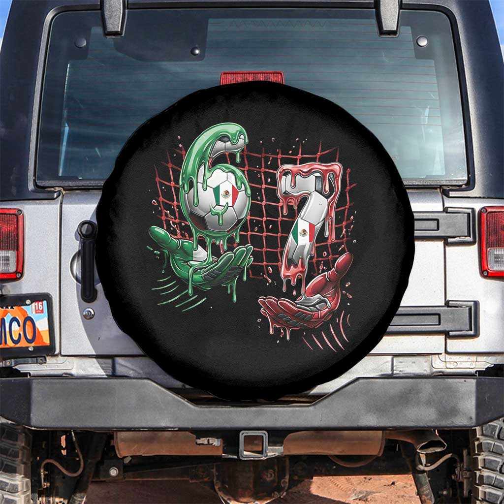 Drip Mexico Soccer Six Seven Meme Spare Tire Cover Mexicano Supporter Player Gift