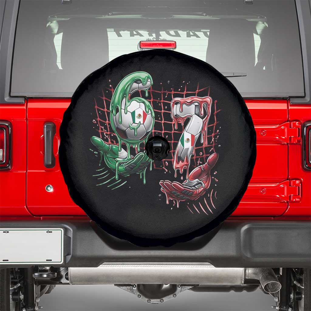 Drip Mexico Soccer Six Seven Meme Spare Tire Cover Mexicano Supporter Player Gift