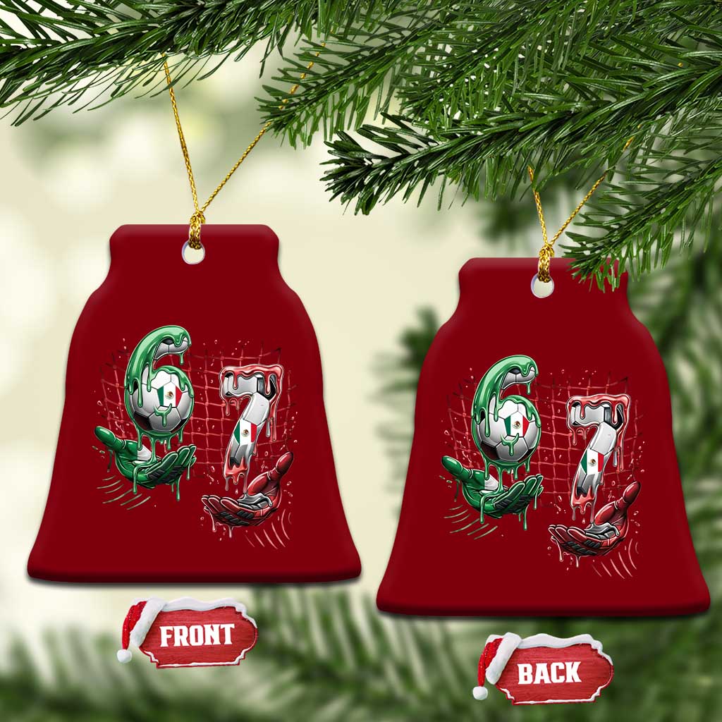 Drip Mexico Soccer Six Seven Meme Ceramic Ornament Mexicano Supporter Player Gift