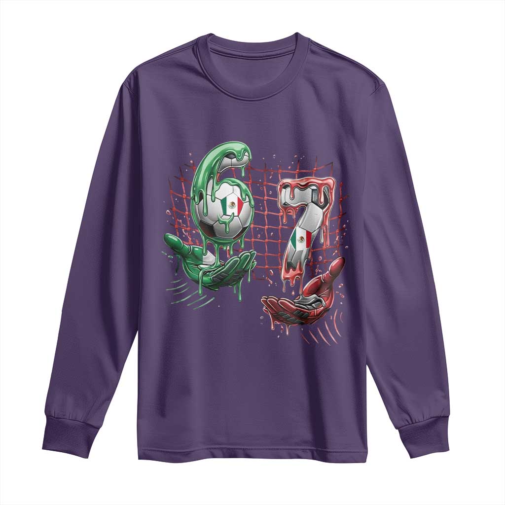 Drip Mexico Soccer Six Seven Meme Long Sleeve Shirt Mexicano Supporter Player Gift