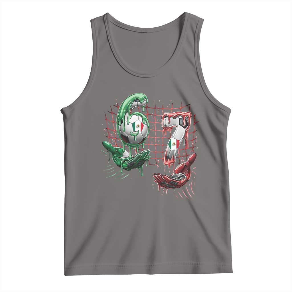 Drip Mexico Soccer Six Seven Meme Tank Top Mexicano Supporter Player Gift