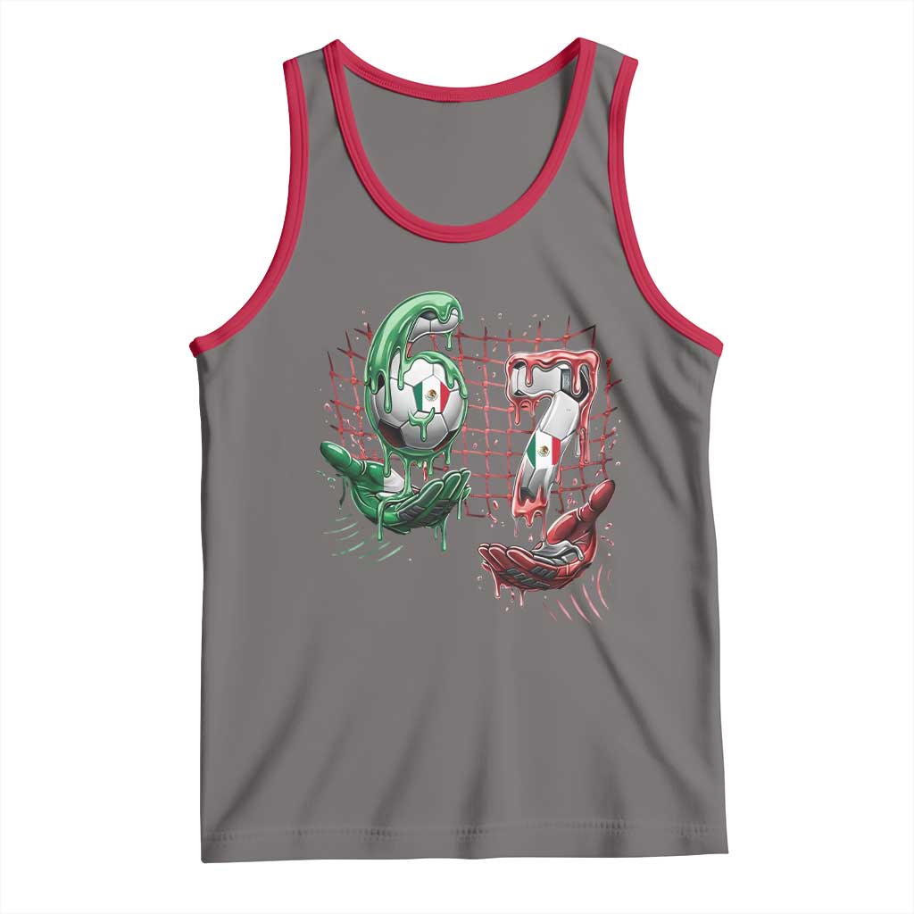 Drip Mexico Soccer Six Seven Meme Tank Top Mexicano Supporter Player Gift