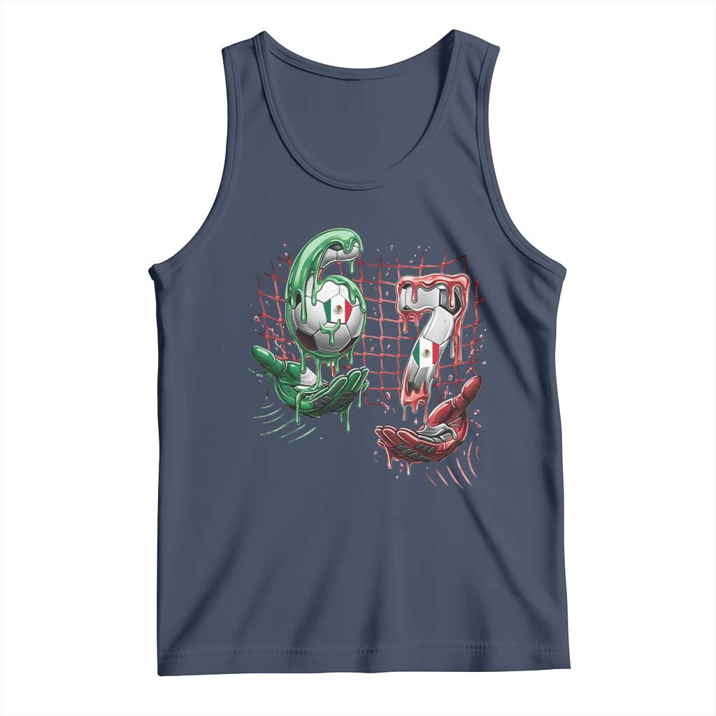 Drip Mexico Soccer Six Seven Meme Tank Top Mexicano Supporter Player Gift