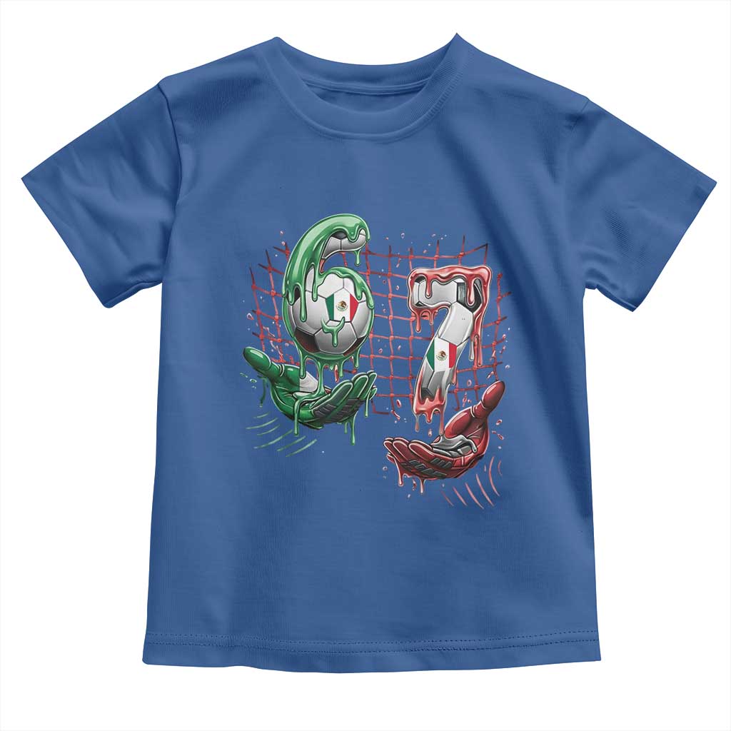 Drip Mexico Soccer Six Seven Meme Toddler T Shirt Mexicano Supporter Player Gift