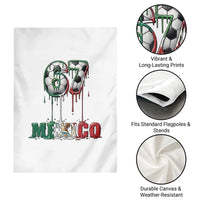 Funny Mexico Soccer 67 Meme Garden Flag Chicano Soccer Lovers