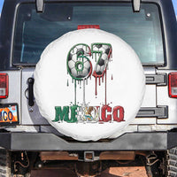 Funny Mexico Soccer 67 Meme Spare Tire Cover Chicano Soccer Lovers