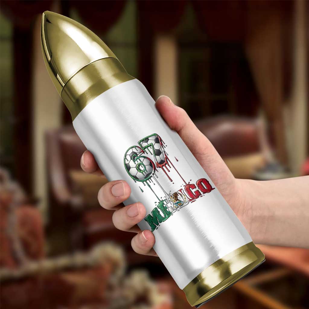 Funny Mexico Soccer 67 Meme Bullet Tumbler Chicano Soccer Lovers