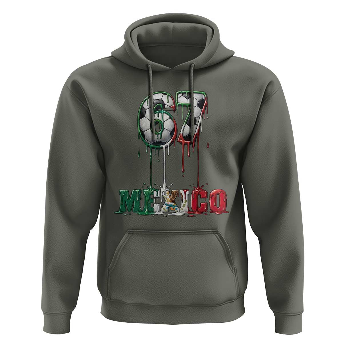 Funny Mexico Soccer 67 Meme Hoodie Chicano Soccer Lovers