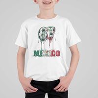 Funny Mexico Soccer 67 Meme T Shirt For Kid Chicano Soccer Lovers