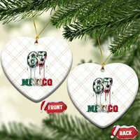 Funny Mexico Soccer 67 Meme Ceramic Ornament Chicano Soccer Lovers