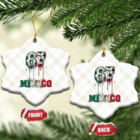 Funny Mexico Soccer 67 Meme Ceramic Ornament Chicano Soccer Lovers