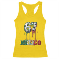 Funny Mexico Soccer 67 Meme Racerback Tank Top Chicano Soccer Lovers
