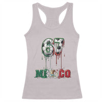 Funny Mexico Soccer 67 Meme Racerback Tank Top Chicano Soccer Lovers