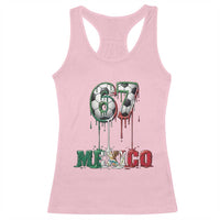 Funny Mexico Soccer 67 Meme Racerback Tank Top Chicano Soccer Lovers