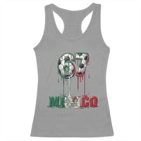 Funny Mexico Soccer 67 Meme Racerback Tank Top Chicano Soccer Lovers