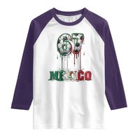 Funny Mexico Soccer 67 Meme Raglan Shirt Chicano Soccer Lovers