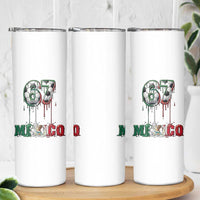 Funny Mexico Soccer 67 Meme Skinny Tumbler Chicano Soccer Lovers