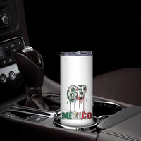 Funny Mexico Soccer 67 Meme Skinny Tumbler Chicano Soccer Lovers