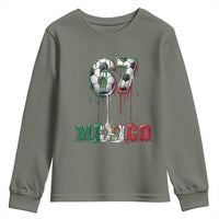 Funny Mexico Soccer 67 Meme Youth Sweatshirt Chicano Soccer Lovers