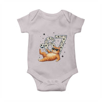 Funny Cat Playing Soccer Baby Onesie Six Seven Meme