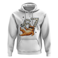 Funny Cat Playing Soccer Hoodie Six Seven Meme