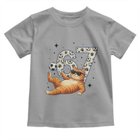Funny Cat Playing Soccer Toddler T Shirt Six Seven Meme
