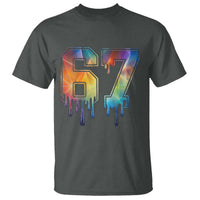 Funny Six Seven Prism Effect Printed Meme T Shirt