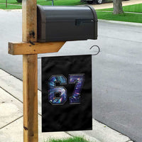 Prism Rainbow Effect Printed Garden Flag Six Seven 67 Meme