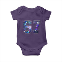 Prism Rainbow Effect Printed Baby Onesie Six Seven 67 Meme