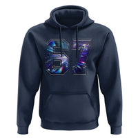 Prism Rainbow Effect Printed Hoodie Six Seven 67 Meme