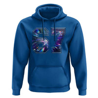 Prism Rainbow Effect Printed Hoodie Six Seven 67 Meme