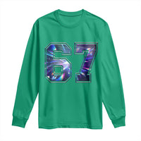 Prism Rainbow Effect Printed Long Sleeve Shirt Six Seven 67 Meme