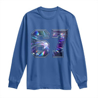 Prism Rainbow Effect Printed Long Sleeve Shirt Six Seven 67 Meme