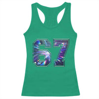 Prism Rainbow Effect Printed Racerback Tank Top Six Seven 67 Meme
