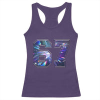 Prism Rainbow Effect Printed Racerback Tank Top Six Seven 67 Meme