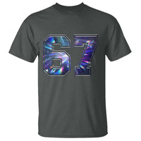 Prism Rainbow Effect Printed T Shirt Six Seven 67 Meme